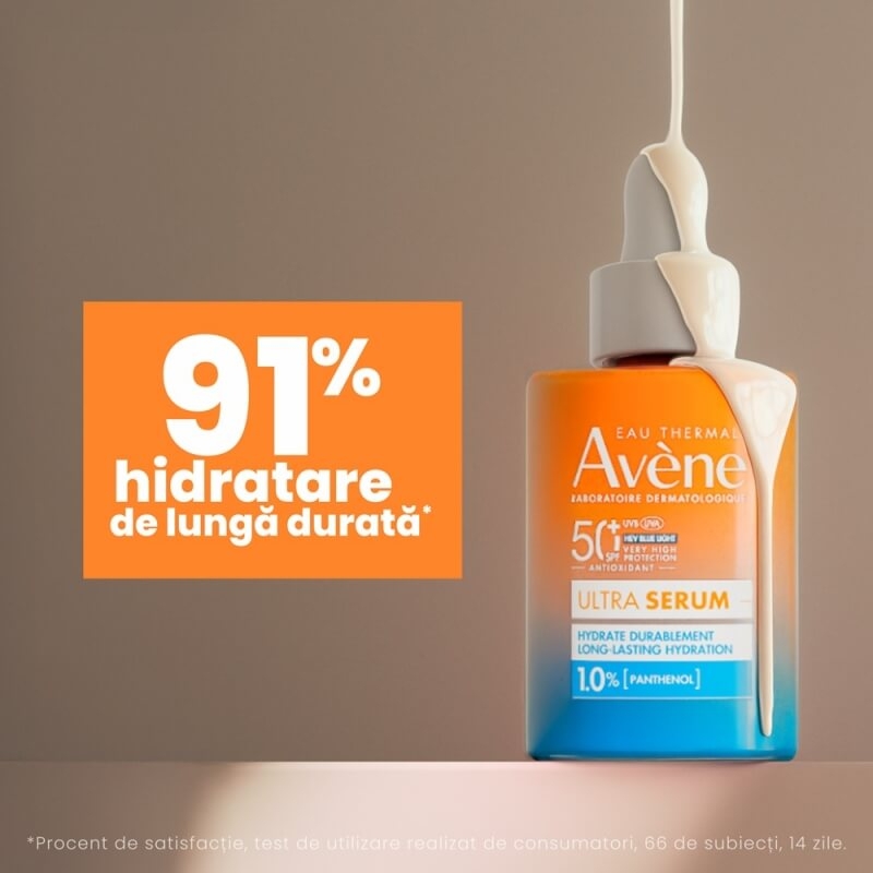 Ultra Serum de fata hidratant SPF 50+, 30 ml, Avene Ultra Serum de fata hidratant SPF 50+, 30 ml, Avene