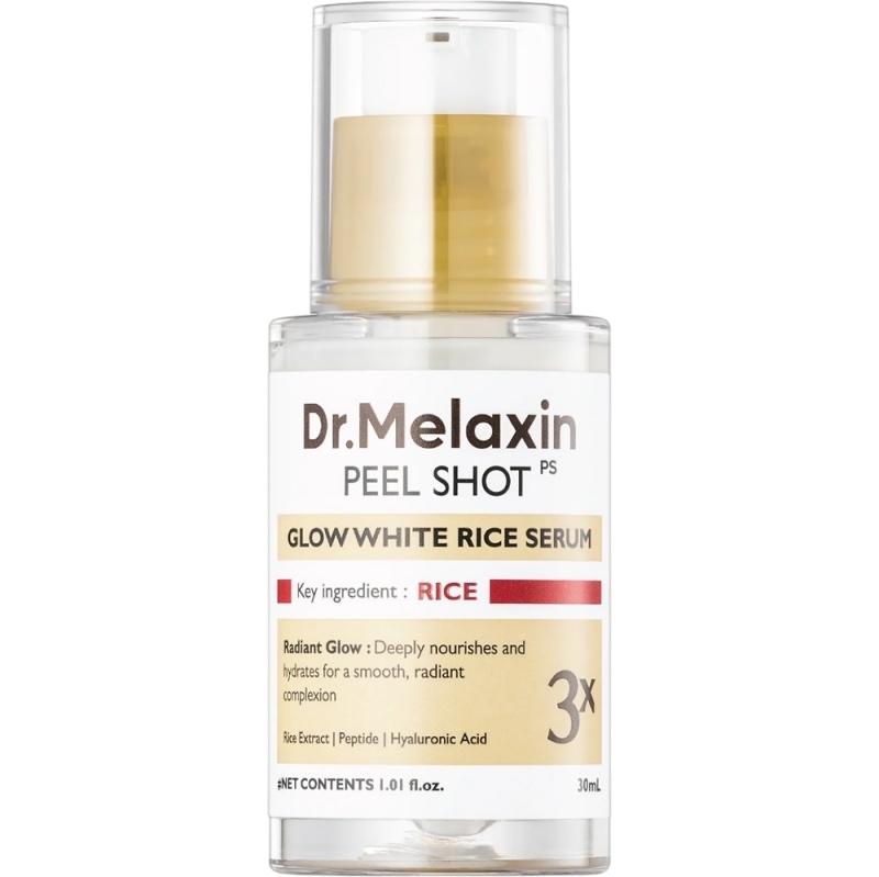 Serum Pentru Luminozitate Cu Orez Alb Peel Shot, 30 ml, Dr. Melaxin Serum Pentru Luminozitate Cu Orez Alb Peel Shot, 30 ml, Dr. Melaxin