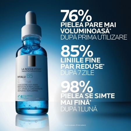 Serum Supra-Activat antirid si reparator Hyalu B5, 30 ml, La Roche-Posay