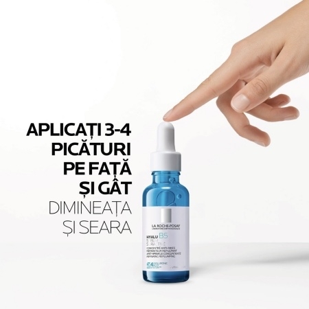 Serum Supra-Activat antirid si reparator Hyalu B5, 30 ml, La Roche-Posay