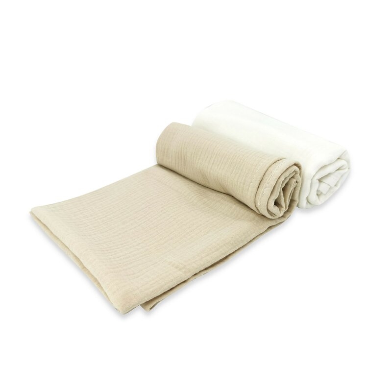 Set 2 museline, MimiNu, Multifunctionale, Din bumbac certificat Oeko Tex Standard 100, Ideale pentru infasat, 80x80 cm, Warm beige and Cream Set 2 museline, MimiNu, Multifunctionale, Din bumbac certificat Oeko Tex Standard 100, Ideale pentru infasat, 80x80 cm, Warm beige and Cream