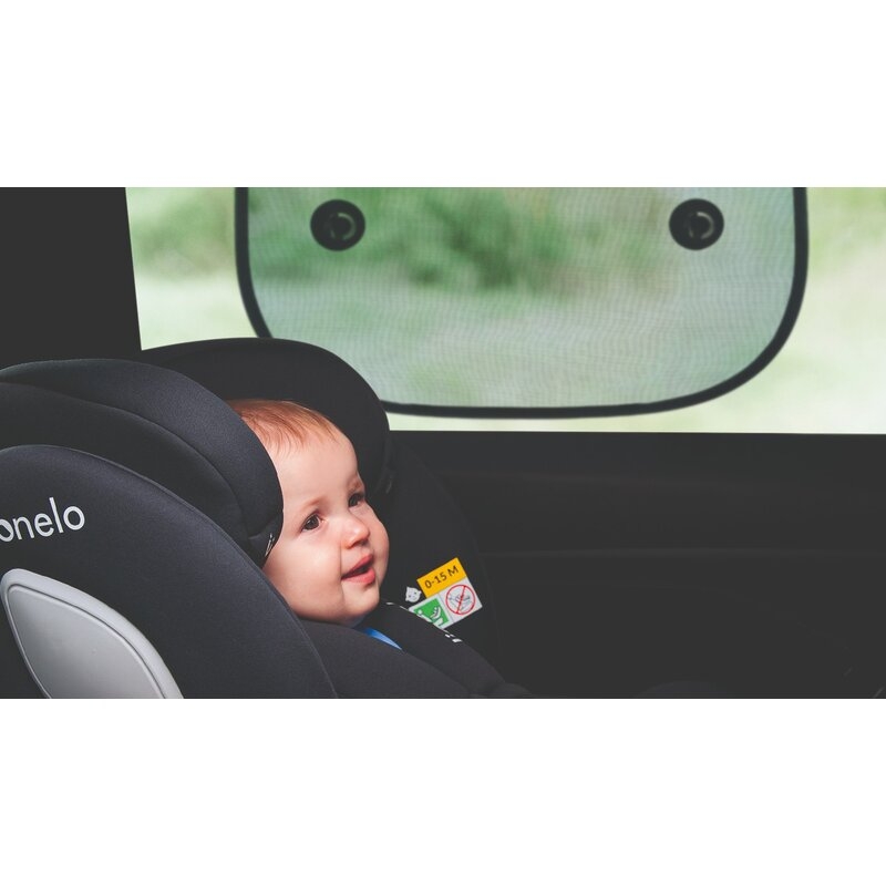 Set 2 parasolare auto, Lionelo, Sunshade, Universal, Cu ventuze, Include saculet depozitare, 44x38 cm, Negru Set 2 parasolare auto, Lionelo, Sunshade, Universal, Cu ventuze, Include saculet depozitare, 44x38 cm, Negru