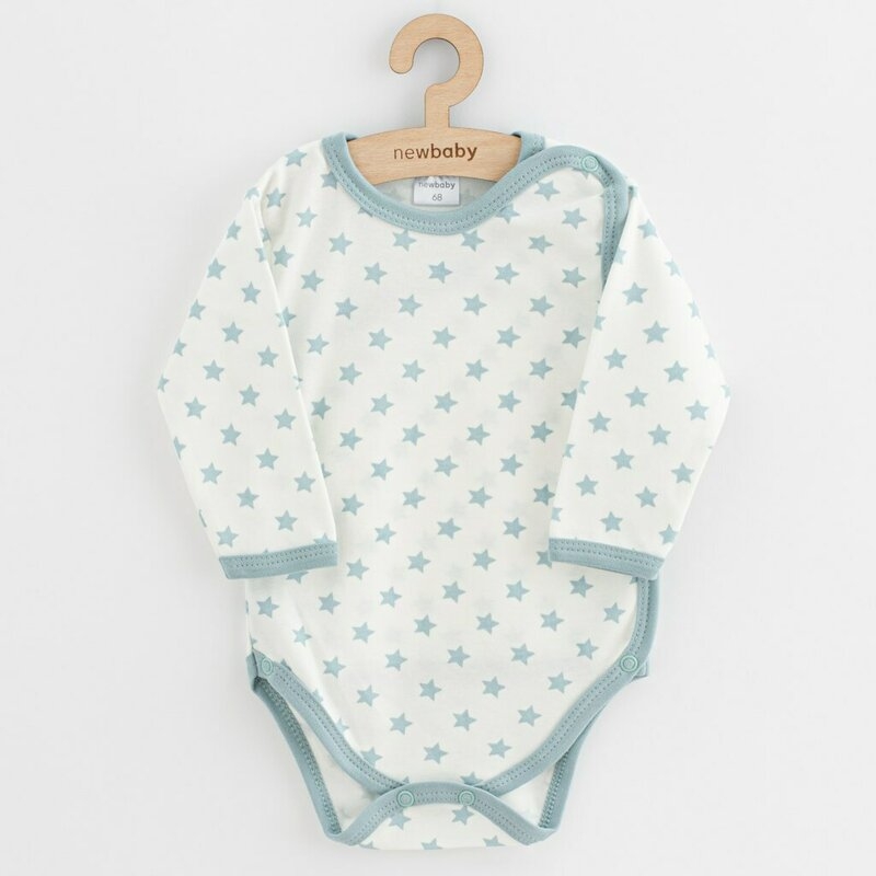 Set 3 piese, New Baby, Classic II, Include 3 body-uri cu maneca lunga, Marime 62, Din bumbac 100%, Blue Set 3 piese, New Baby, Classic II, Include 3 body-uri cu maneca lunga, Marime 62, Din bumbac 100%, Blue
