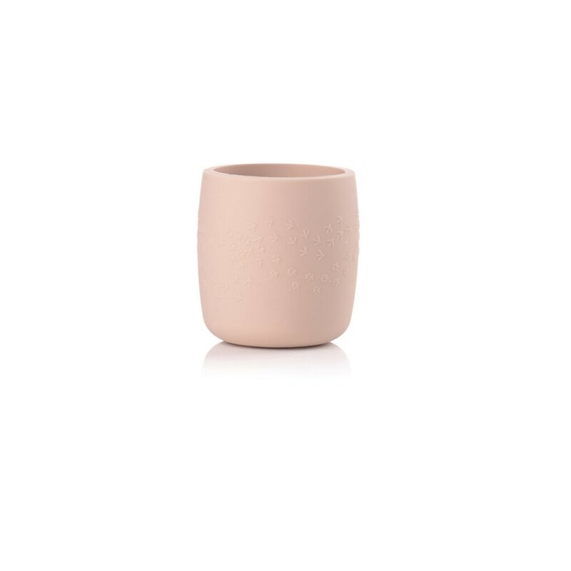Set complet de masa, Jane, Din silicon, Cu 4 piese, Farfurie, Bol, Lingurita si pahar, BPA free, Pale