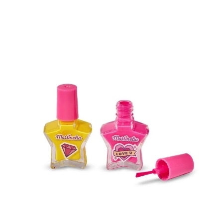 Set de 2 lacuri de unghii pentru copii Crush, diverse culori, 4 ml, Martinelia Set de 2 lacuri de unghii pentru copii Crush, diverse culori, 4 ml, Martinelia