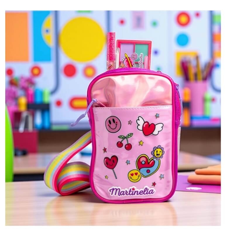 Set de produse cosmetice cu geanta Super Girl, Martinelia