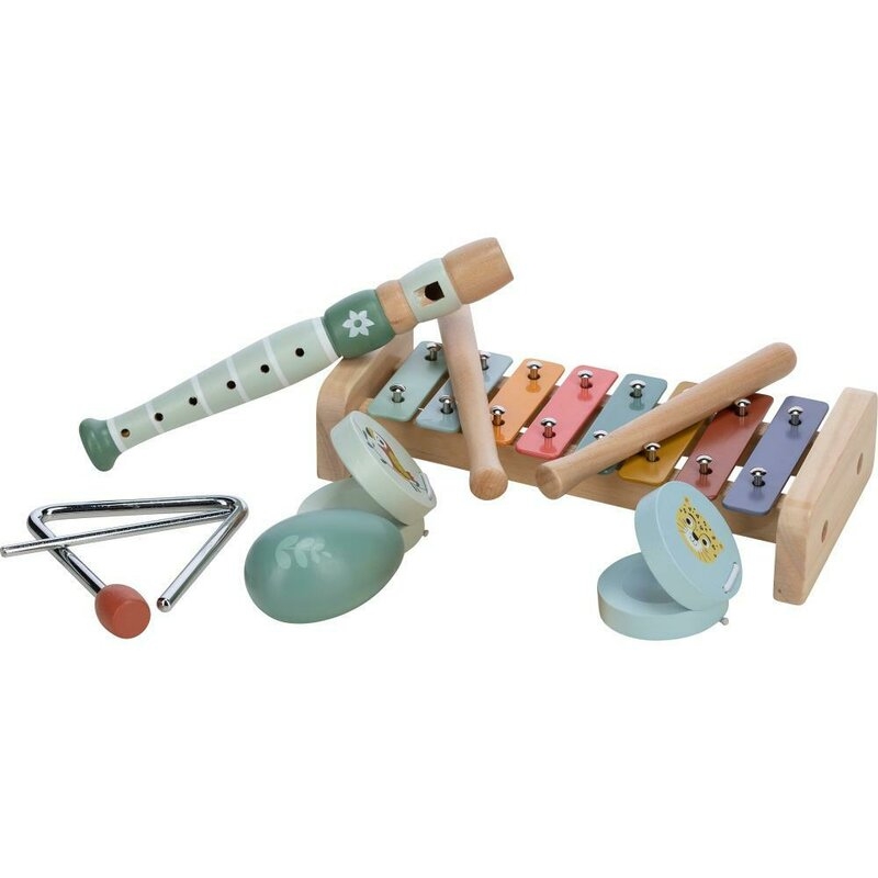 Set instrumente muzicale, Free2Play, 5 in 1, Contine xilofon, Fluier, Din lemn, Conform cu standardul european de securitate EN71/123, 3 ani+, Multicolor Set instrumente muzicale, Free2Play, 5 in 1, Contine xilofon, Fluier, Din lemn, Conform cu standardul european de securitate EN71/123, 3 ani+, Multicolor