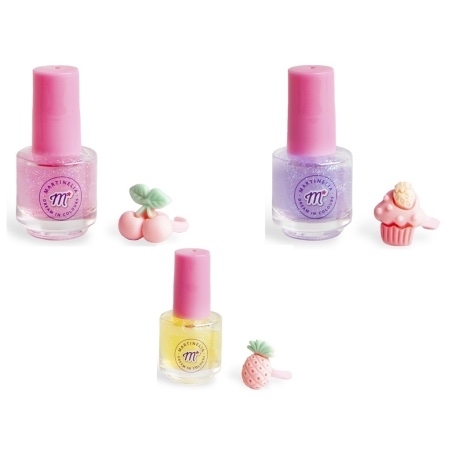 Set lac de unghii cu sclipici si inel Yummy, Martinelia Set lac de unghii cu sclipici si inel Yummy, Martinelia
