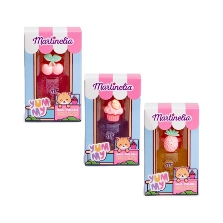 Set lac de unghii cu sclipici si inel Yummy, Martinelia Set lac de unghii cu sclipici si inel Yummy, Martinelia