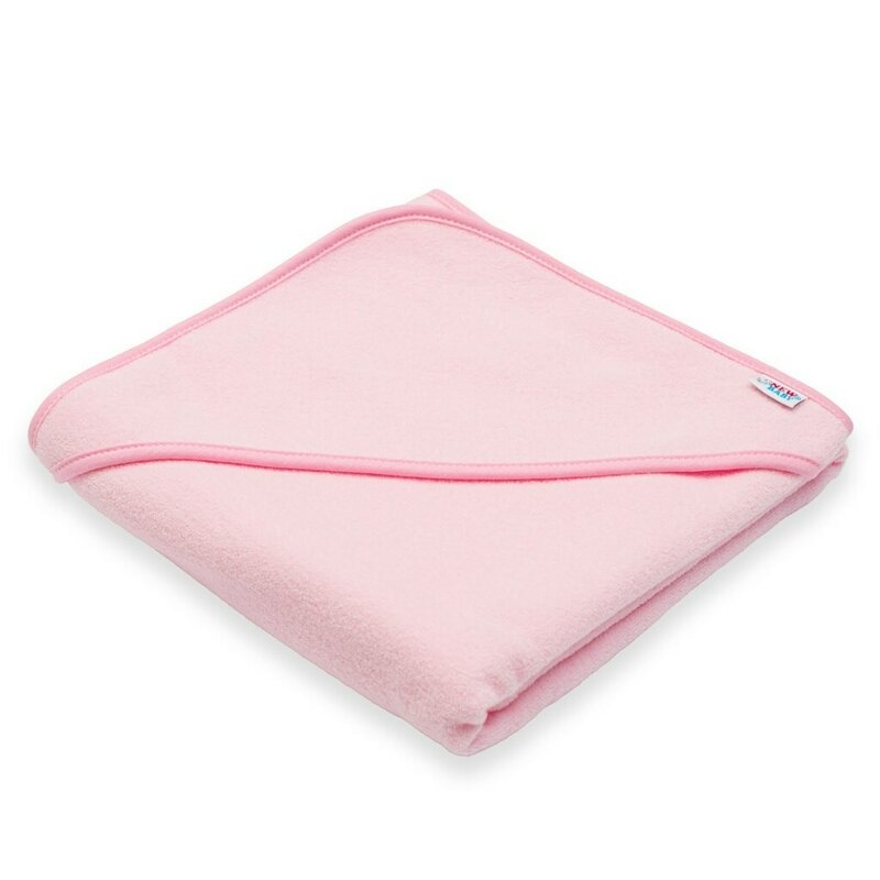 Set prosop cu gluga si manusa baie, New Baby, Dimensiune 80 x 80 cm, Basic, Pink Set prosop cu gluga si manusa baie, New Baby, Dimensiune 80 x 80 cm, Basic, Pink