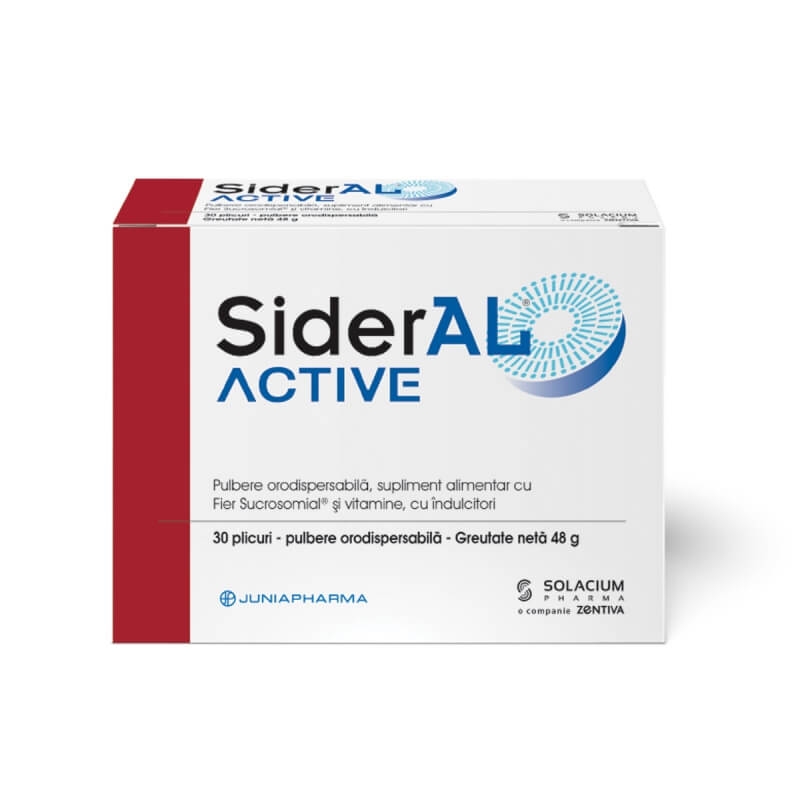 SiderAL Active, 30 plicuri, Labormed SiderAL Active, 30 plicuri, Labormed