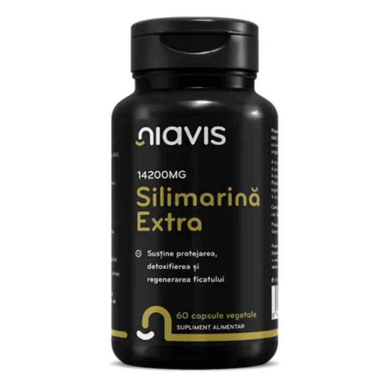 Silimarina Extra, 14200 mg, 60 capsule, Niavis Silimarina Extra, 14200 mg, 60 capsule, Niavis