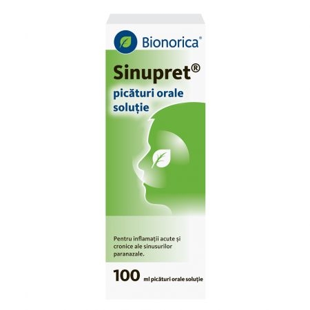 Sinupret picaturi orale solutie, 100 ml, Bionorica Sinupret picaturi orale solutie, 100 ml, Bionorica