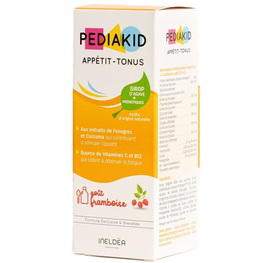 Sirop cu gust de zmeura Appetit Tonus, 125 ml, Pediakid Sirop cu gust de zmeura Appetit Tonus, 125 ml, Pediakid