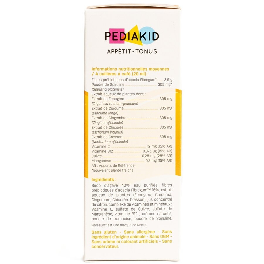 Sirop cu gust de zmeura Appetit Tonus, 125 ml, Pediakid Sirop cu gust de zmeura Appetit Tonus, 125 ml, Pediakid