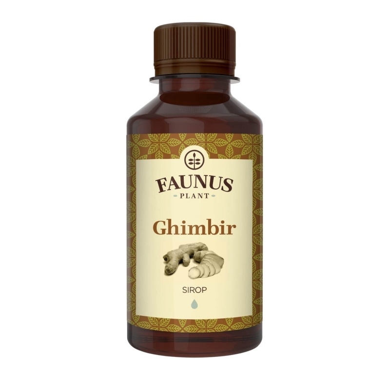 Sirop de ghimbir, 200 ml, Faunus Plant Sirop de ghimbir, 200 ml, Faunus Plant