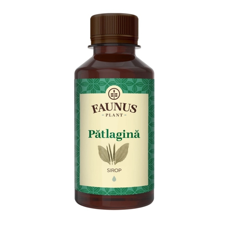 Sirop de patlagina, 200 ml, Faunus Plant Sirop de patlagina, 200 ml, Faunus Plant