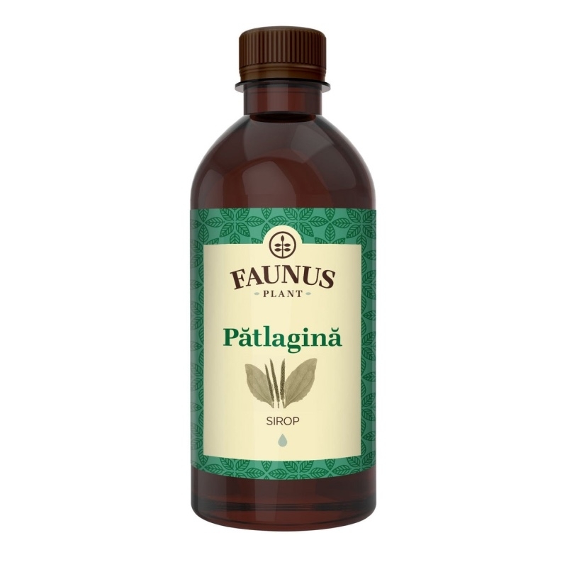 Sirop de patlagina, 500 ml, Faunus Plant