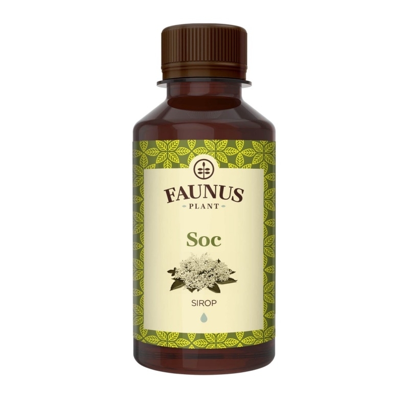 Sirop de soc, 200 ml, Faunus Plant Sirop de soc, 200 ml, Faunus Plant