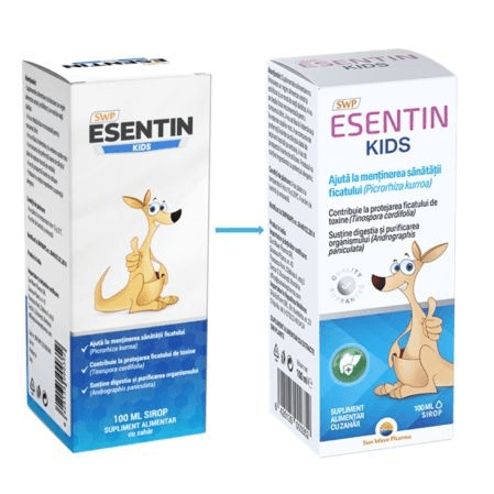 Sirop Esentin Kids, 100 ml, Sun Wave Pharma Sirop Esentin Kids, 100 ml, Sun Wave Pharma