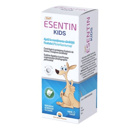 Sirop Esentin Kids, 100 ml, Sun Wave Pharma Sirop Esentin Kids, 100 ml, Sun Wave Pharma
