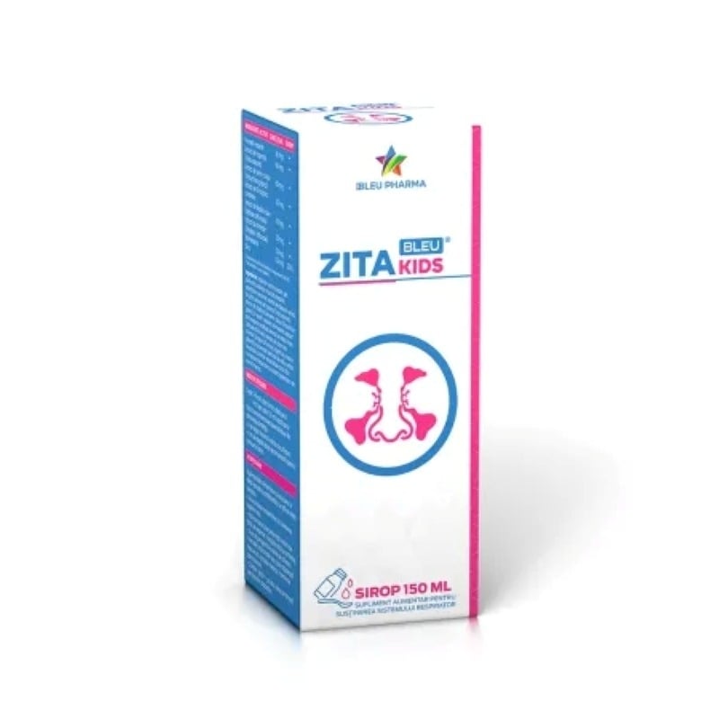 Sirop pentru copii Zita Bleu Kids, 150 ml, Bleu Pharma Sirop pentru copii Zita Bleu Kids, 150 ml, Bleu Pharma