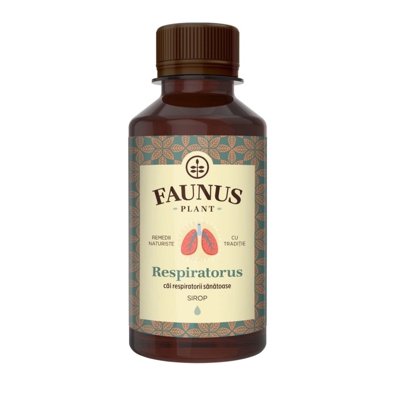 Sirop Respiratorus, 200 ml, Faunus Plant Sirop Respiratorus, 200 ml, Faunus Plant