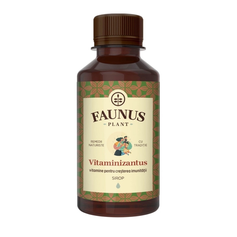 Sirop Vitaminizantus, 200 ml, Faunus Plant Sirop Vitaminizantus, 200 ml, Faunus Plant