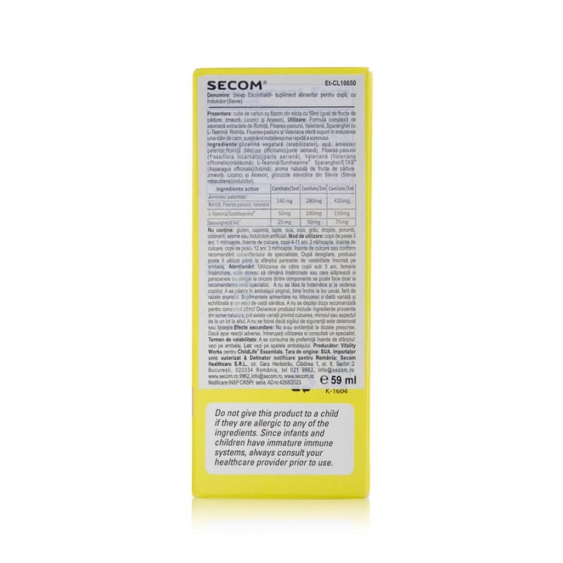 Sleep Essential Childlife Essentials, 59 ml, Secom Sleep Essential Childlife Essentials, 59 ml, Secom