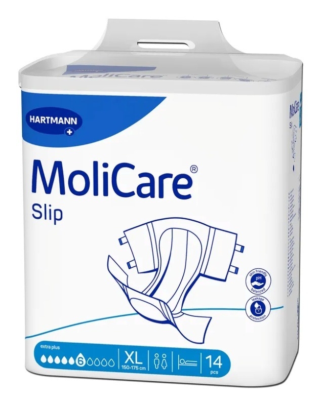 Slip pentru incontinenta 6 PIC marime XL MoliCare Premium Elastic, 14 bucati, Hartmann Slip pentru incontinenta 6 PIC marime XL MoliCare Premium Elastic, 14 bucati, Hartmann