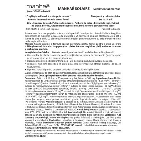 Solaire, 60 capsule, Manhae