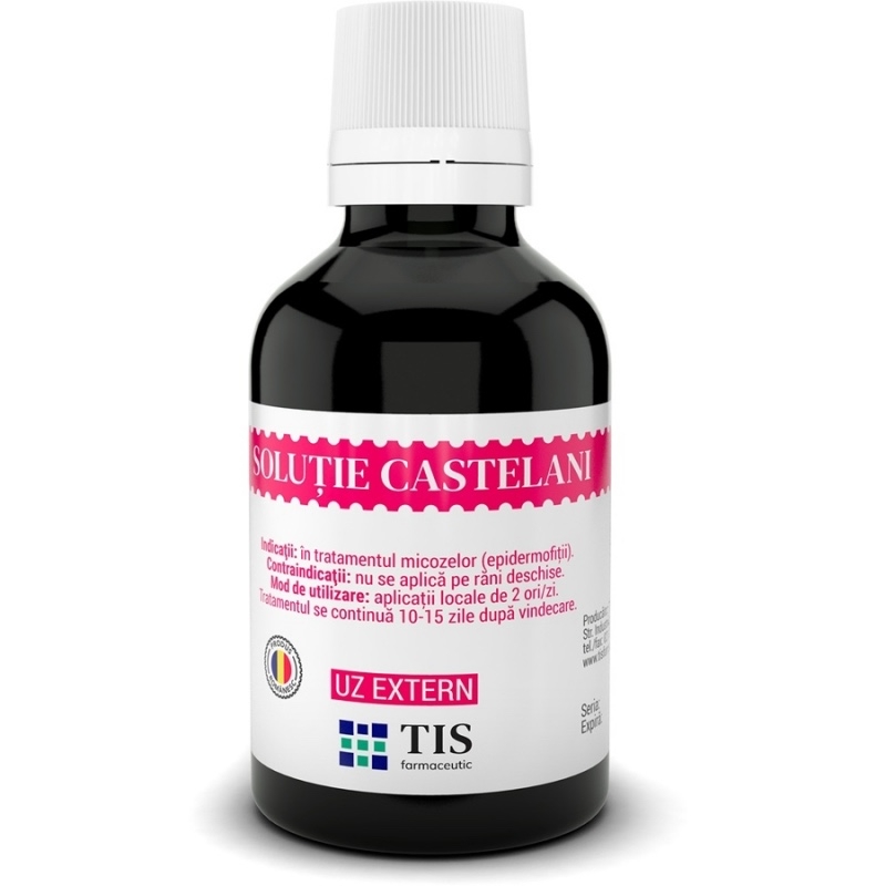 Solutie Castelani, 25 ml, Tis Farmaceutic Solutie Castelani, 25 ml, Tis Farmaceutic