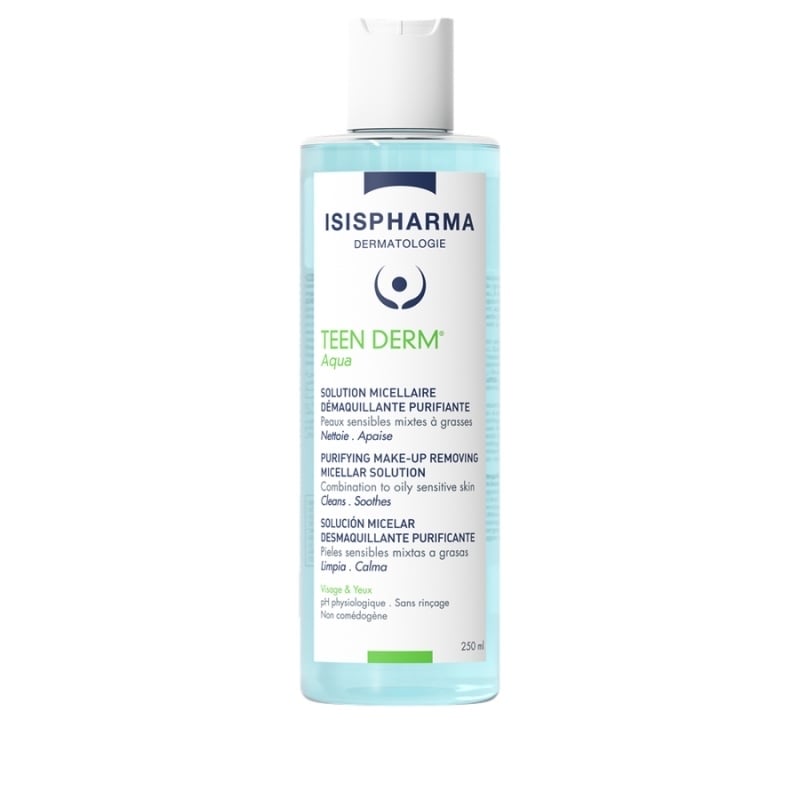 Solutie micelara purifianta Teen Derm, 250 ml, Isispharma Solutie micelara purifianta Teen Derm, 250 ml, Isispharma