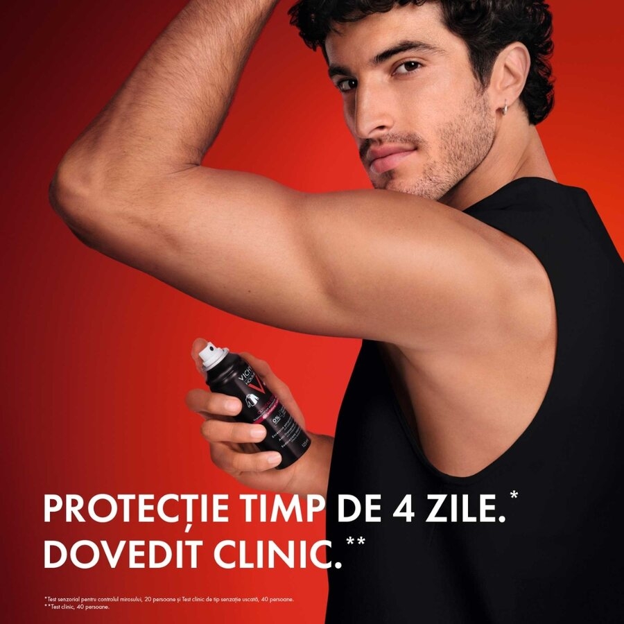 Spray antiperspirant Homme Clinical Control 96h, 125 ml, Vichy