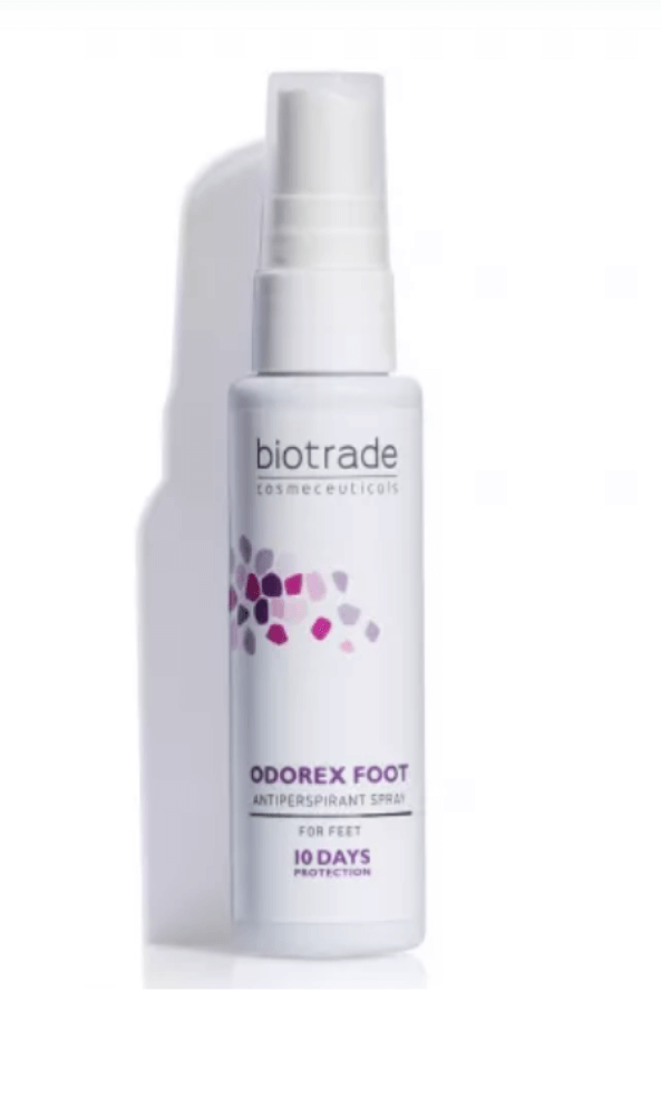 Spray antiperspirant pentru picioare Odorex Foot, 40 ml, Biotrade Spray antiperspirant pentru picioare Odorex Foot, 40 ml, Biotrade