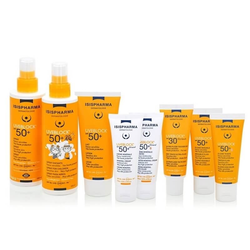 Spary SPF 50+ Uveblock, 200 ml, Isispharma Spary SPF 50+ Uveblock, 200 ml, Isispharma