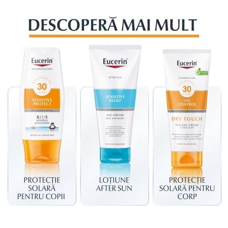 Spray de corp pentru copii SPF 50+ Sun Protection Sensitive Protect, 250 ml, Eucerin