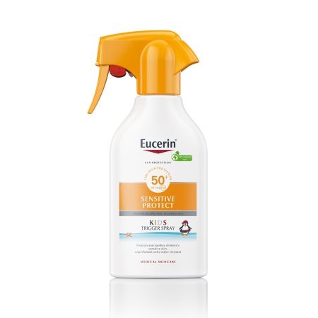 Spray de corp pentru copii SPF 50+ Sun Protection Sensitive Protect, 250 ml, Eucerin