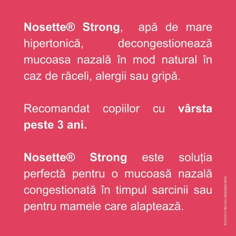Spray nazal Nosette Strong, 30 ml, Dr. Reddy's Spray nazal Nosette Strong, 30 ml, Dr. Reddy's