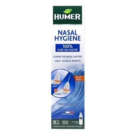 Spray nazal cu apa de mare pentru adulti, 150 ml, Humer Spray nazal cu apa de mare pentru adulti, 150 ml, Humer