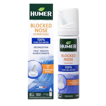 Spray nazal decongestionant hipertonic, 50 ml, Humer Spray nazal decongestionant hipertonic, 50 ml, Humer