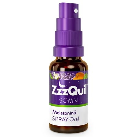 Spray oral cu melatonina Somn, 30 ml, ZzzQuil Spray oral cu melatonina Somn, 30 ml, ZzzQuil
