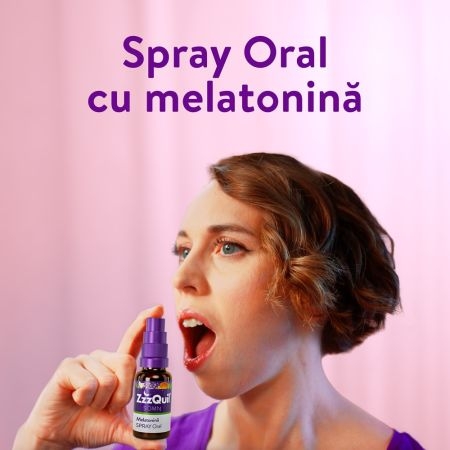 Spray oral cu melatonina Somn, 30 ml, ZzzQuil Spray oral cu melatonina Somn, 30 ml, ZzzQuil