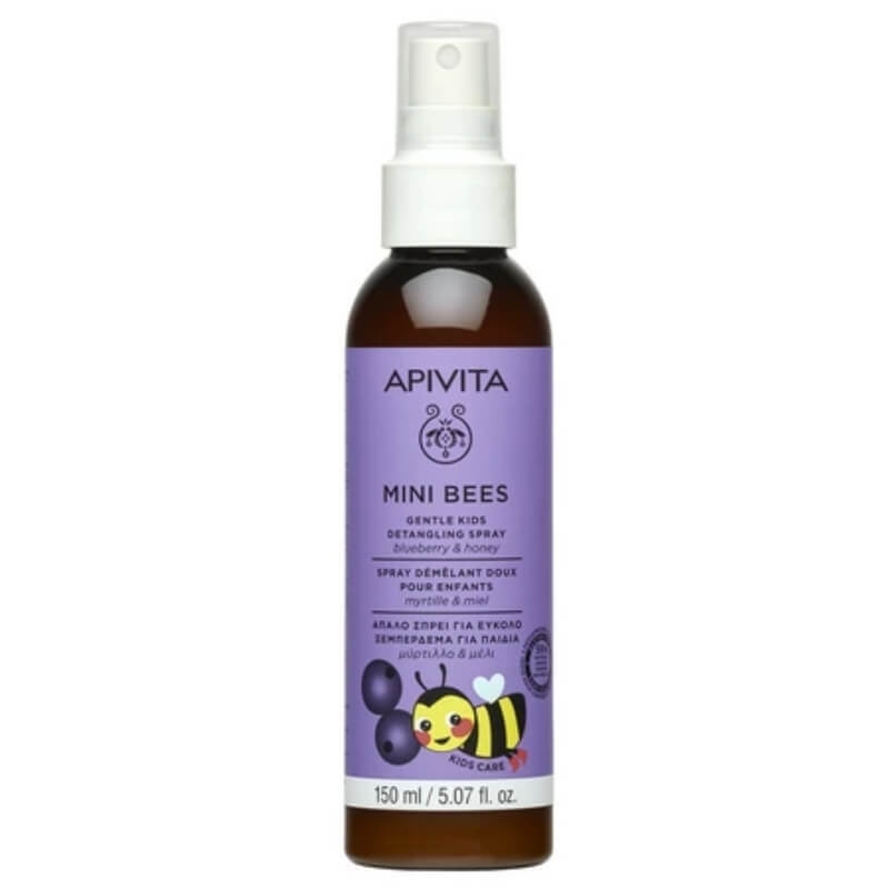 Spray fara clatire pentru descurcarea parului Mini Bees Gentle Kids, 150 ml, Apivita Spray fara clatire pentru descurcarea parului Mini Bees Gentle Kids, 150 ml, Apivita