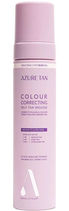 Spuma autobronzanta baza violet mediu spre inchis 200 ml, Azure Tan Spuma autobronzanta baza violet mediu spre inchis 200 ml, Azure Tan