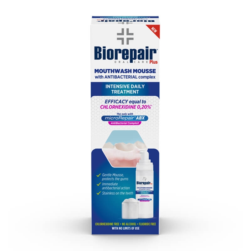 Spuma pentru igiena orala Plus, 200 ml, Biorepair Spuma pentru igiena orala Plus, 200 ml, Biorepair