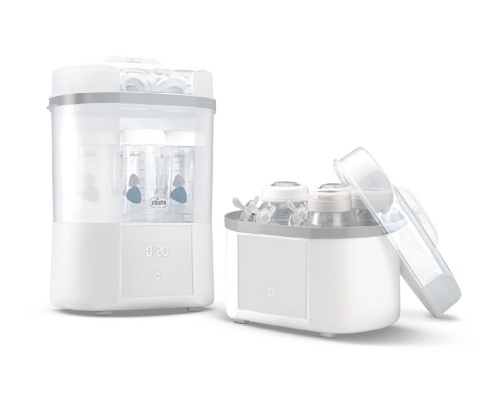 Sterilizator electric digital cu uscator pentru biberoane si accesorii mici +0 luni, Chicco Sterilizator electric digital cu uscator pentru biberoane si accesorii mici +0 luni, Chicco