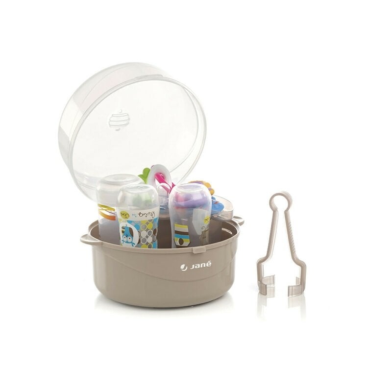 Sterilizator microunde, Jane, Capacitate 6 biberoane, BPA Free, 16.5 cm x 20 cm Sterilizator microunde, Jane, Capacitate 6 biberoane, BPA Free, 16.5 cm x 20 cm