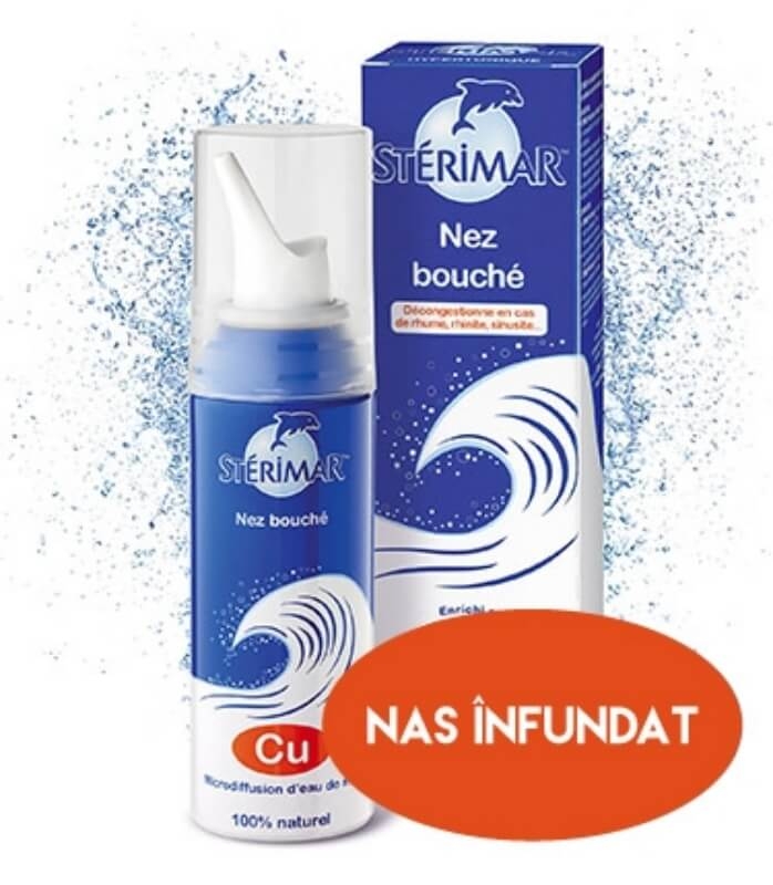 Spray nazal Sterimar Cupru Hypertonic, 100 ml, Laboratoires Fumouze Spray nazal Sterimar Cupru Hypertonic, 100 ml, Laboratoires Fumouze