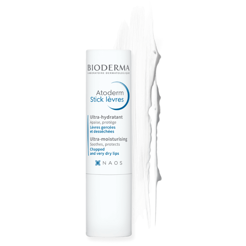 Stick buze Atoderm, 4 g, Bioderma Stick buze Atoderm, 4 g, Bioderma
